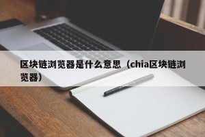 区块链浏览器是什么意思（chia区块链浏览器）